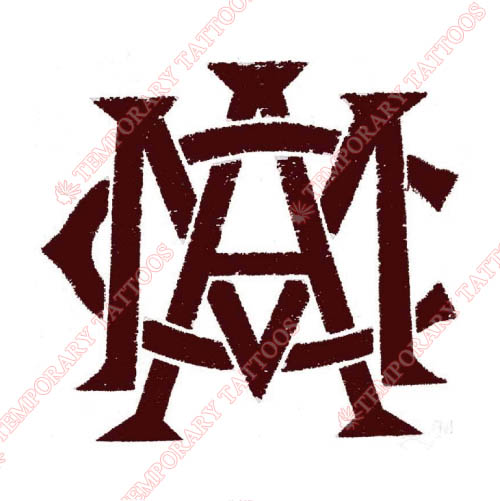 Texas A M Aggies Customize Temporary Tattoos Stickers NO.6494
